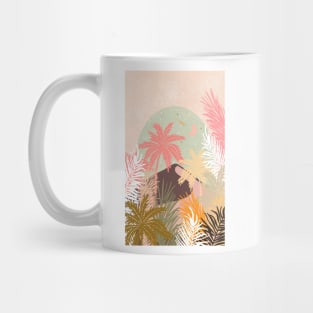 Desert Arch Palms Pink Celestes Studio© Mug